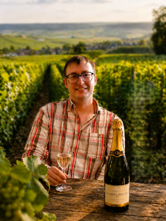 Charles dans les vignes 2025